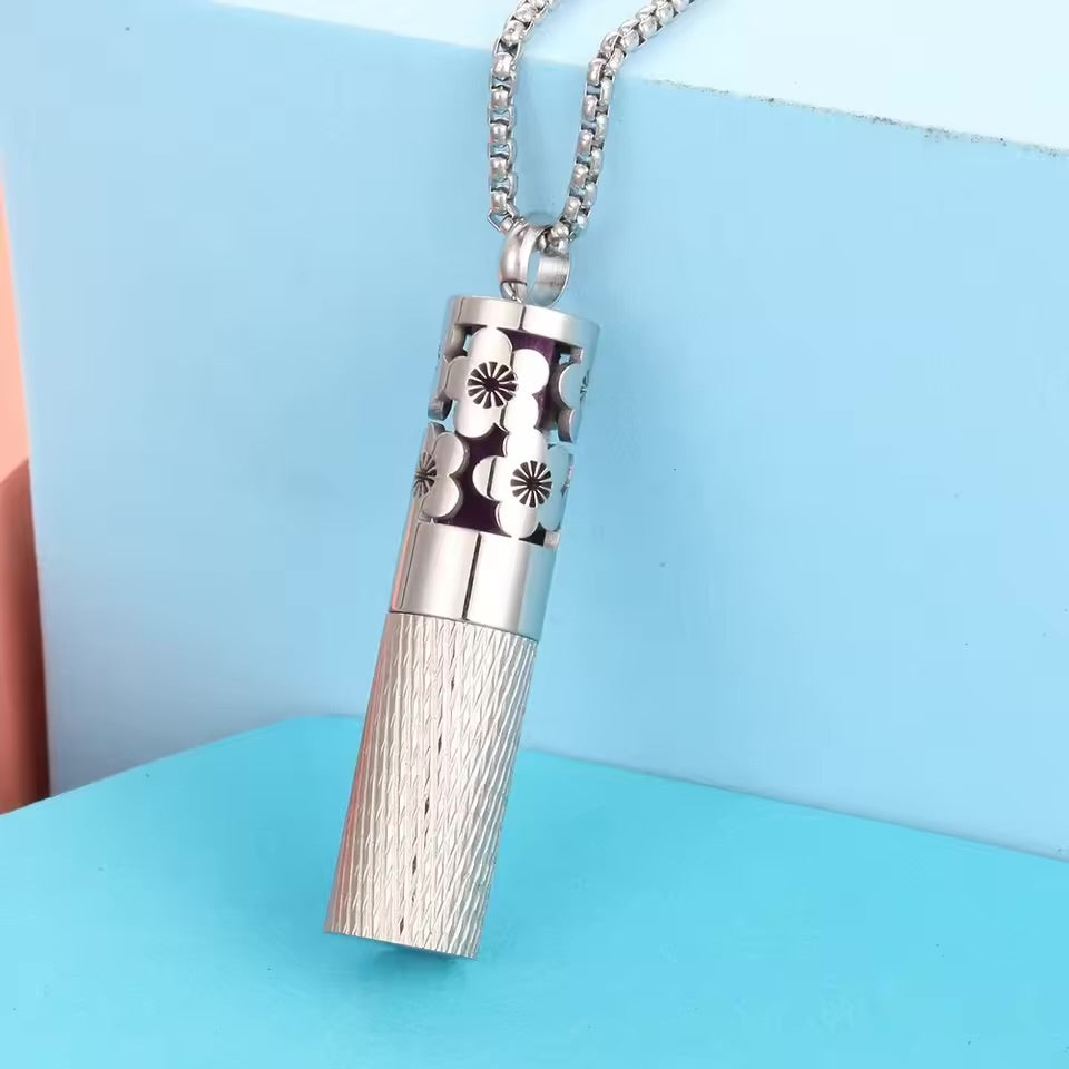 Stainless Steel Aromatherapy Locket Necklace
